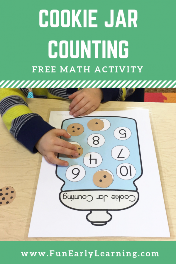 Fun Cookie Jar Counting Activity for Preschool and Kindergarten