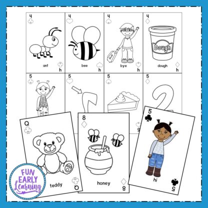 Articulation Playing Cards Speech Therapy Game! Fun free printable for learning articulation, phonics, initial sounds and speech skills. Perfect for preschool and kindergarten! #articulation #speechtherapy #apraxia #freeprintable