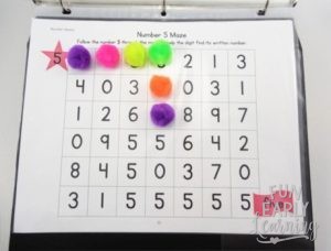 Learning Numbers Binder