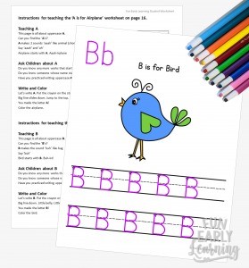 Uppercase Letters Worksheets with Guided Lessons Fun no prep printable for kindergarten and preschool. Great for teaching handwriting, letters, and beginning sounds.
