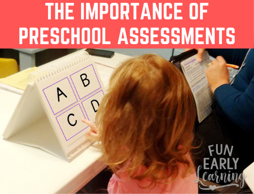 The importance of preschool assessments for kindergarten readiness. What and how to assess different skills. Free assessment included! #preschoolassessment #kindergartenreadiness #freeprintable
