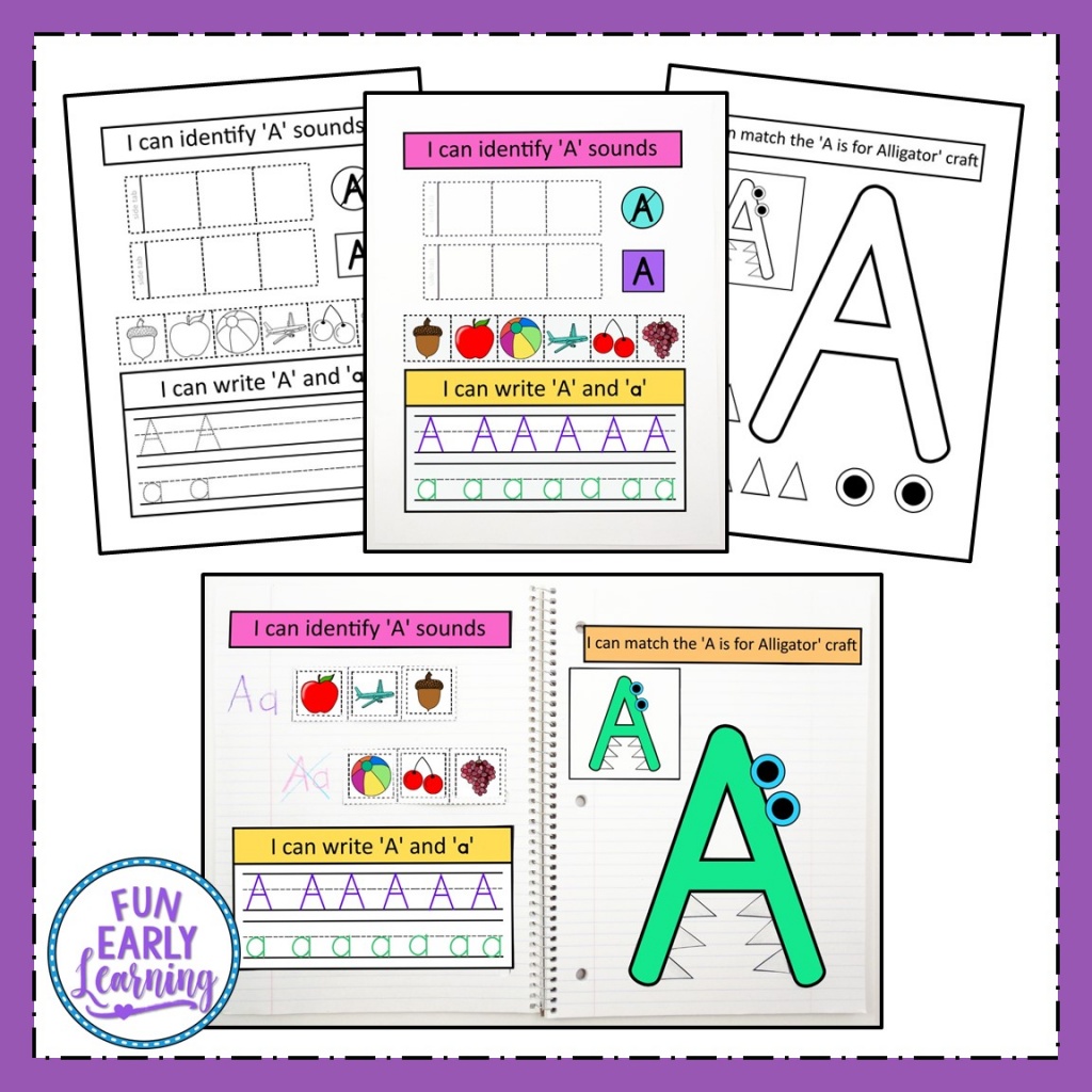 Interactive Notebook for Letters & Sounds Fun Early Learning