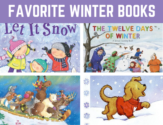Our Favorite Winter Snow Books for Preschool and Kindergarten. Liven up and celebrate Winter and Snow with these fun and educational stories. #winter#winterbooks #preschoolwinter #kindergartenwinter