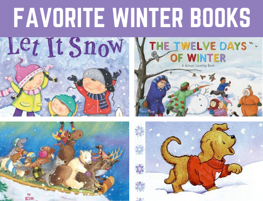 Favorite Winter Books for Preschool and Kindergarten! Fun reading book list for children learning all about winter #winterbooks #booklist #funearlylearning
