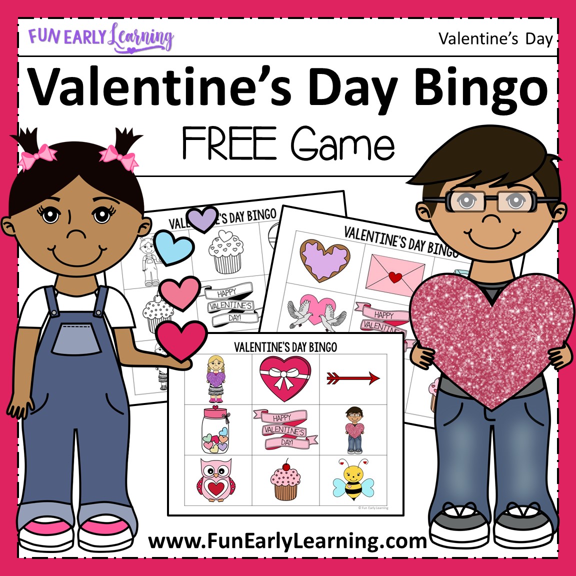 Valentines Day Crafts for Preschoolers - Frosting and Glue- Easy crafts,  games, recipes, and fun