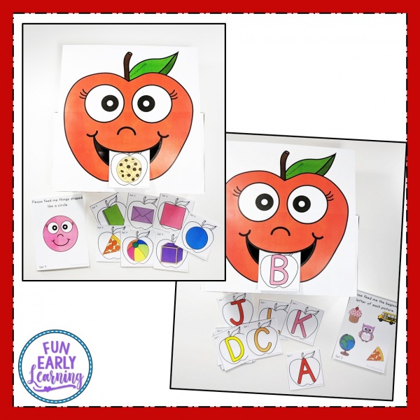 Fun Alphabet, Numbers, Shapes and Sight Words Activities for Preschool and Kindergarten! Great Printables for practicing speech, language and fine motor skills. #preschool #kindergarten #funearlylearning