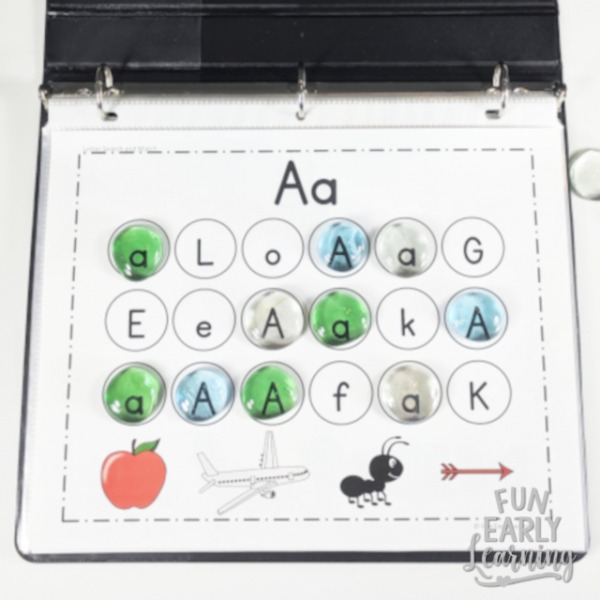 Letter Activities for Preschoolers and Kindergarten Learning Letters Binder