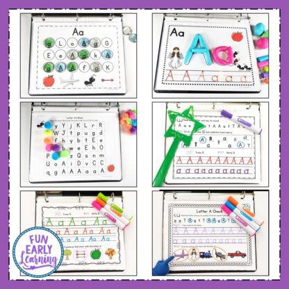 Hands-on letter activities for preschoolers! Letter recognition activities and letter sound correspondence. Fun letter activities preschool, kindergarten, and RTI.