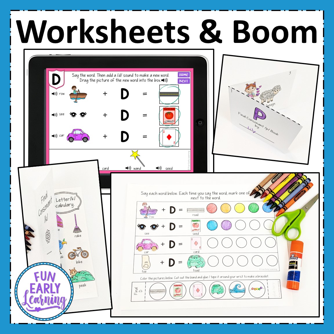 Final Consonant Deletion Bundle | Minimal Pairs, Activities, Worksheets