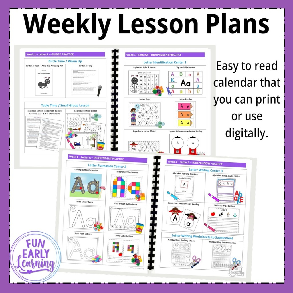 Letters and Phonics Alphabet Curriculum – Fun Early Learning