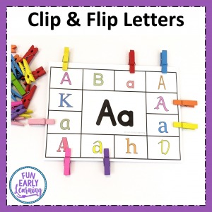 Letter Recognition and Letter Identification hands-on activity. Perfect for mastering uppercase and lowercase letters in preschool and kindergarten.