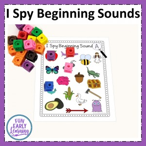 Fun hands on activity for learning beginning sounds and letters sound correspondence. Phonics center for preschool and kindergarten.