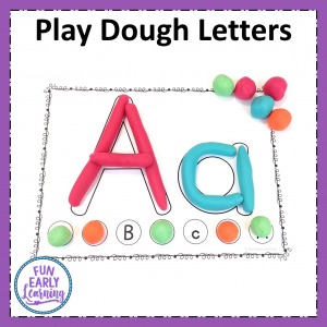 Letter Formation Activities for learning the alphabet. Fun center activity for preschool and kindergarten.