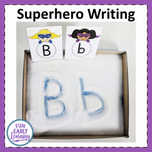 Alphabet Writing Practice hands on activity for writing uppercase and lowercase letters. Perfect for preschool and kindergarten.