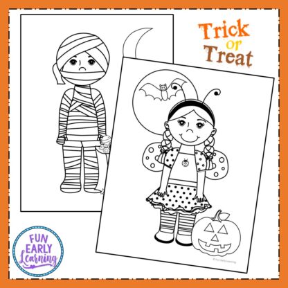 Free Halloween Printable Coloring pages. 8 pages including Halloween coloring pages pumpkins and Halloween coloring pages cat.