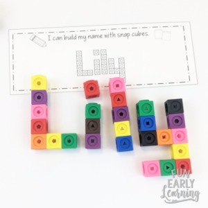 writing name practice for preschool and kindergarten
