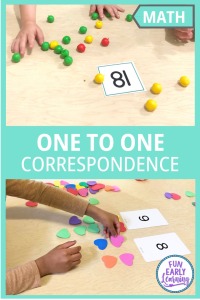 What is a one to one correspondence in math. Fun one-to-one correspondence activities and tips. 